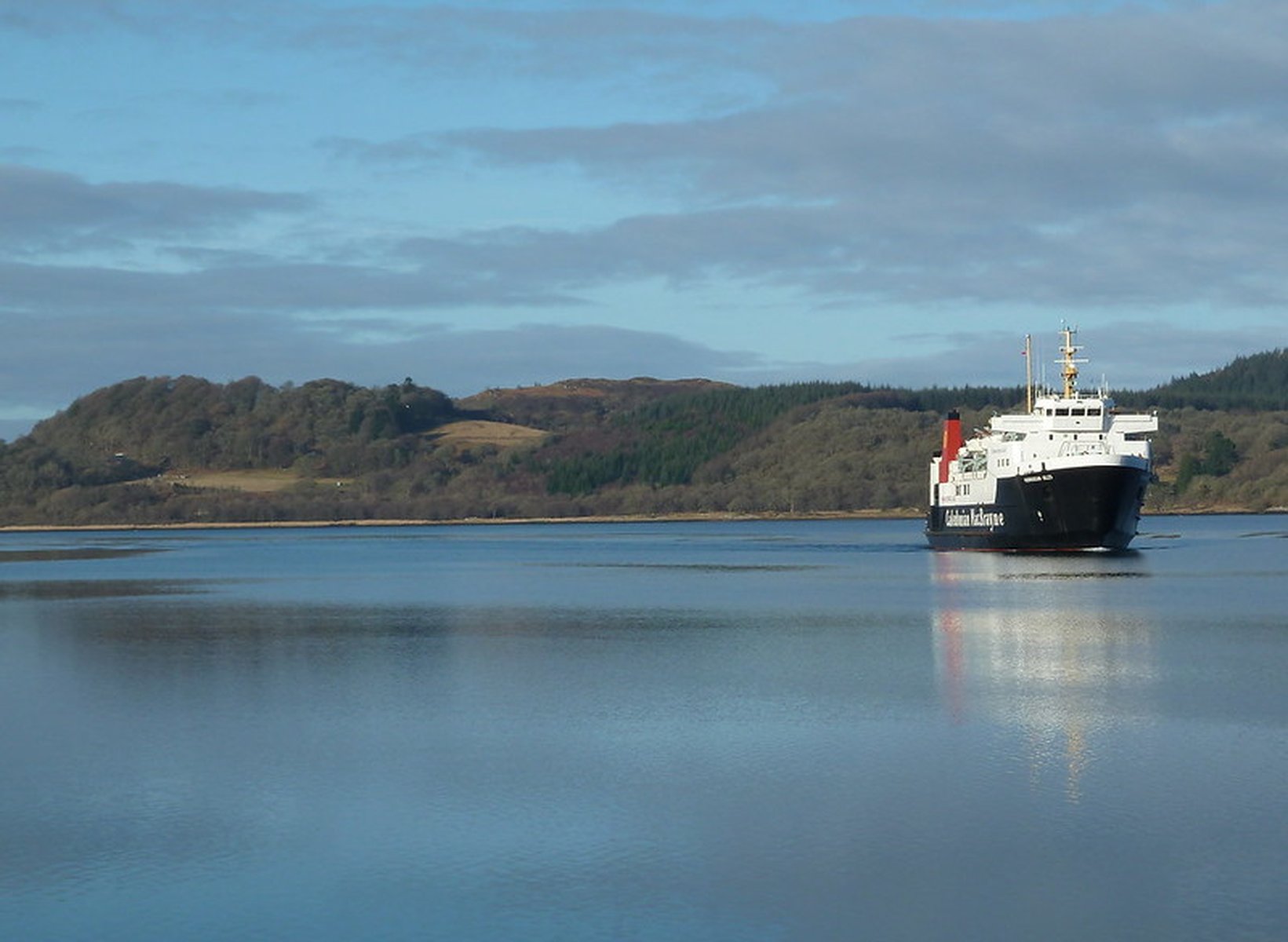 Ferry crossing in Scotland